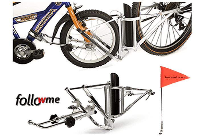FOLLOWME Complete towing bicycle with quick-release clamp FM