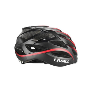 LIVALL BH62 Smart cycling helmet side view - Matte with black & red color