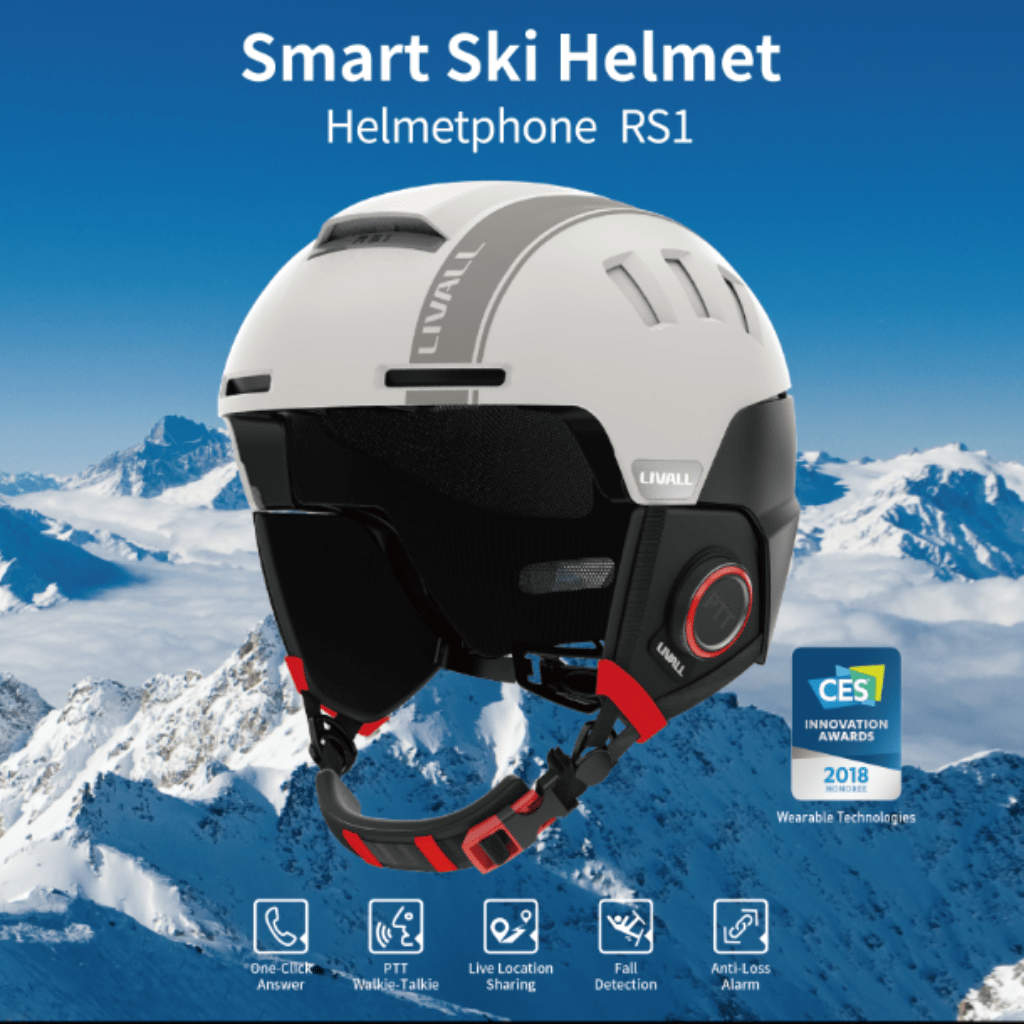 babaali smart ski and snowboard helmet LIVALL Ski Helmet & Winter Bike helmet RS1